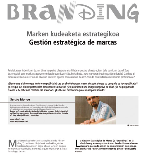 Branding : Gestion Estratégica de Marca | Innobai